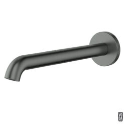 Emerald 220mm Wall Basin/Bath Spout Gun Metal