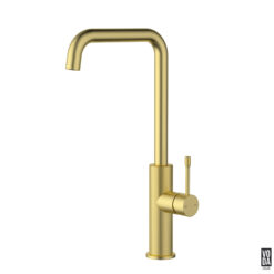 Emerald Laundry/Kitchen Sink Mixer Brushed Gold