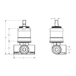 Alternative view of Emerald Shower Mixer Body Only