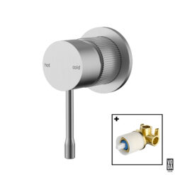 Emerald Shower Mixer Set Brushed Nickel