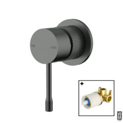 Emerald Shower Mixer Set Gun Metal