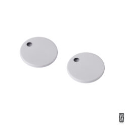 Voda Pair of Round Toilet Seat Hinge Cover for SC1064-5.5 Matte White