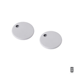 Voda Pair of Round Toilet Seat Hinge Cover for SC806 Matte White