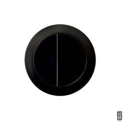 Voda Round Flush Button Gloss Black