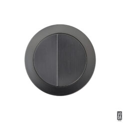Voda Round Flush Button Gun Metal