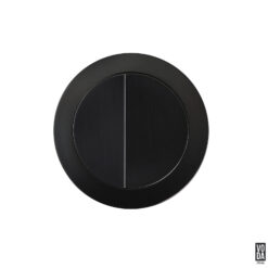 Voda Round Flush Button Matte Black