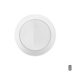 Voda Round Flush Button Matte White