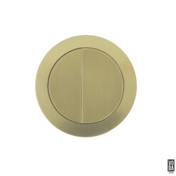 Voda Round Flush Button Yellow Gold