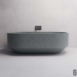 1700mm Eden Oval Freestanding Bath Grey