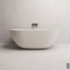 1500mm Honey Freestanding Bath White