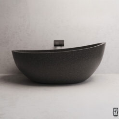 1700mm Ray Freestanding Bath Black