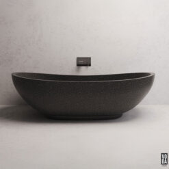 1790mm Willow Freestanding Bath Black