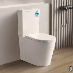 Osaze Rimless Back-to-Wall Toilet Suite Gloss White