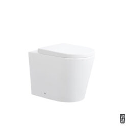 Osaze Rimless Wall Faced Floor Pan Matte White
