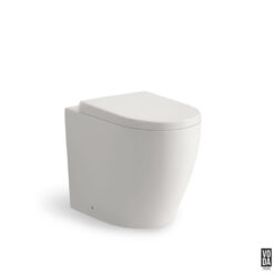 Arjun Rimless Wall Faced Pan Extra Height Glossy White