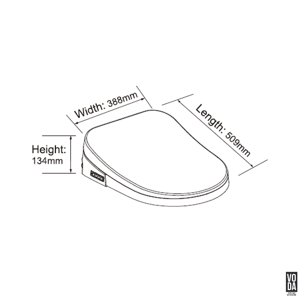 Voda Smart Bidet Seat Cover - Image 2