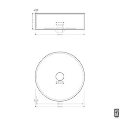 Alternative view of Bella Terrazzo Stone Above Counter Basin Grey