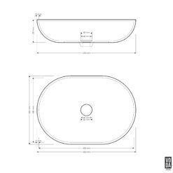 Alternative view of Maeve Terrazzo Stone Above Counter Basin White