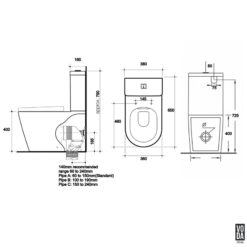 Alternative view of Devito Wall Faced Toilet Suite
