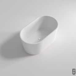 1200mm Agena Acrylic Freestanding Bath Gloss White