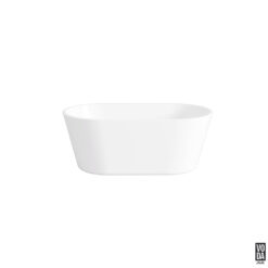 Alternative view of 1350mm Agena Acrylic Freestanding Bath Gloss White