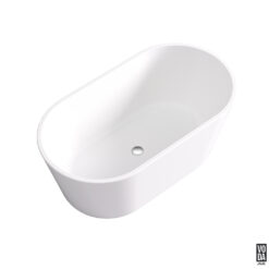 1700mm Agena Acrylic Freestanding Bath Gloss White