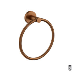 Pure Towel Ring Brushed Copper