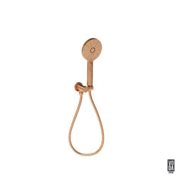 Pure Multi Function Hand Shower on Bracket Brushed Copper