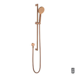 Pure Shower on Rail Brushed Copper