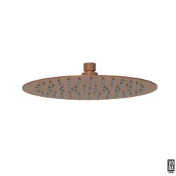 Pure 250mm Stainless Steel Shower Rose Brushed Copper