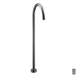 Pure Floor Standing Bath Filler Spout Only Gun Metal